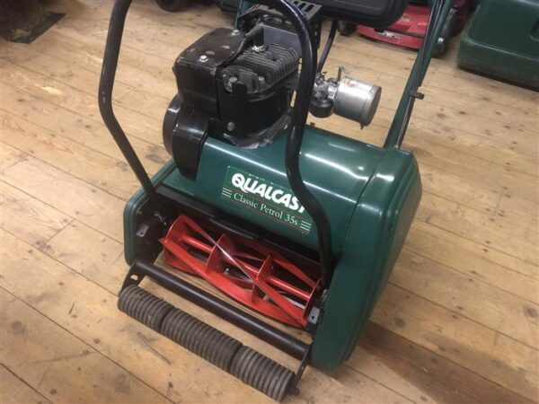 Used Qualcast Classic Petrol 35S 1999 Petrol Cylinder Mower