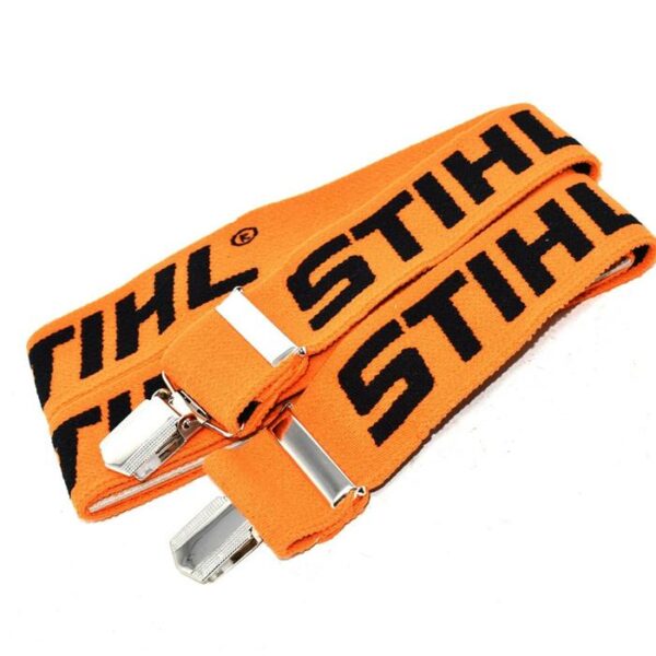 Orange braces metal clips 110cm